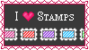 I heart stamps